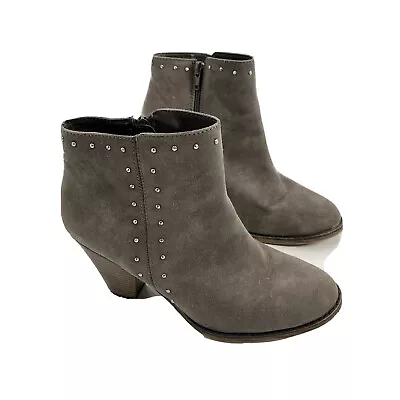 Mia Lela Gray Studded Boots Sz 8 • $22