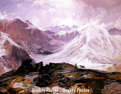 Mosquito Trail 8.5x11  Photo Print Thomas Moran Landscape Western Art Painting • $7.97