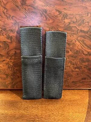 Pair Of Maglite Mini Mag ~ Black Nylon Flashlight (Holsters Only) - Hang On Belt • $10.84