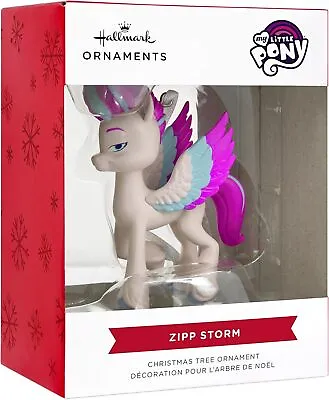 Hallmark My Little Pony Zipp Storm Resin Christmas Ornament Lavender NEW • $9.89