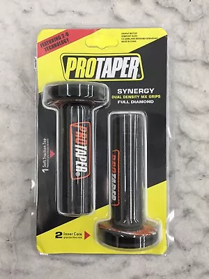 Pro Taper MX Grips Orange Black Dirt Bike ONLY Twist Throttle 7/8  MX Synergy • $2