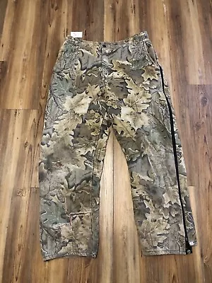 Vintage DISTRESS Walls Blizzard-Pruf Camo Insulated Pants Hunting Outdoors • $20.99