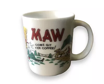 Vintage Maw Come Git Yer Coffee Ceramic Hillbilly Mug Cup • $9