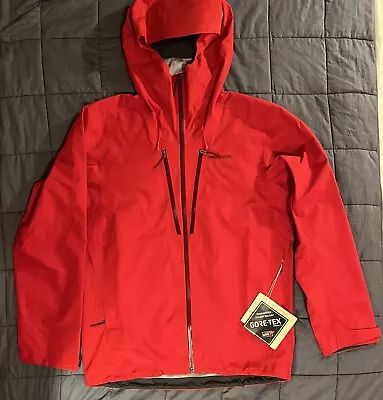 Patagonia Triolet Jacket Touring Red Men’s Medium Gore-Tex Recco • $300