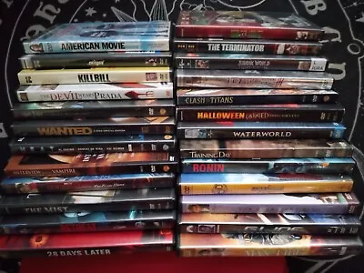 Lot Of 25 DVDs HorrorActionComedy  SpidermanHeat Ect.. • $0.01