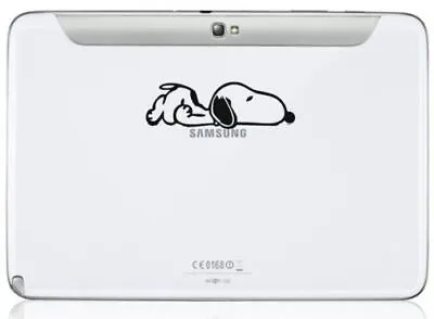 £3.45 • Buy Snoopy Dog Decal - Vinyl Sticker For Tablet IPad Mac Macbook Laptop Kindle X 2