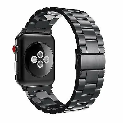 $47.89 • Buy Apple Watch Band Series 4 3 2 1 Sport Nike+ Stainless Steel Metal Strap Bracelet