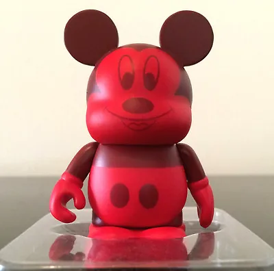 Disney Vinylmation 3  Urban Series 9 Red Tonal Mickey Mouse Topper Toy Figure • $14.99