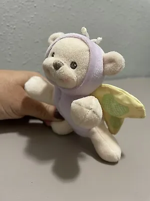 Fisher Price Mobile Crib Plush Toy BEAR IN BUTTERFLY COSTUME. Purple • $8.99