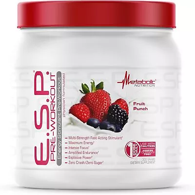 Metabolic Nutrition ESP Energy And Endurance Stimulating Pre Workout Pre Work • $78.50