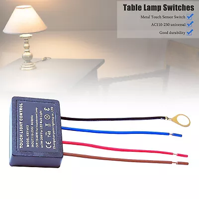 220V Touch Light Lamp Dimmer 3 Ways Switch Control Module Sensor Incandescent V* • £6.78