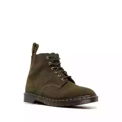 Dr. Martin 101 BenThe Original Air Wair Olive Green Suede Ankle Boots Size 5 • $150