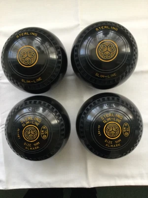 £145 • Buy BOWLS   ALMARK STERLING Slim-Line   Indoor/Outdoor - Black
