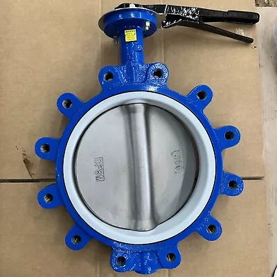 12” Butterfly Valve Teflon Seat Stainless CF8M Disc ANSI 150 Bolt Pattern NEW! • $835