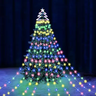 Christmas Decorations Indoor Outdoor Christmas Tree String Lights 420 LED Star S • $36.16