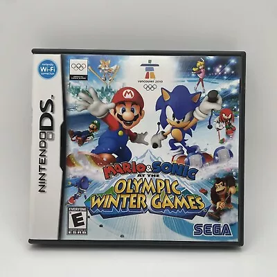 Mario And Sonic Olympic Winter Games Nintendo DS Con Complete • $15