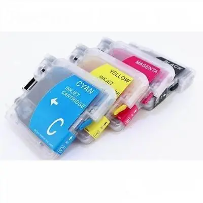 Refillable Ink Cartridge For Brother LC61 LC-61 MFC-290C MFC-295CN MFC-490CW • $16.98