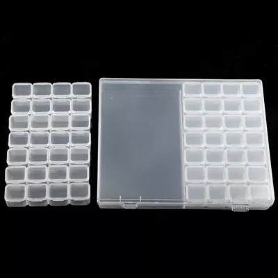  56 Grids Manicure Tool Holder Accessory Tray Nail Art Storage Box Mesh The • £11.25