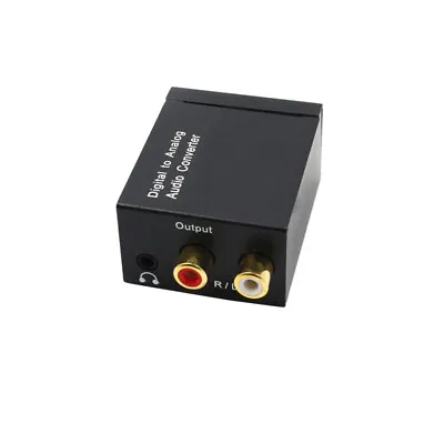 £9.75 • Buy  Audio Converter Output Optical Toslink Digital Analog Adapter Cable Coaxial