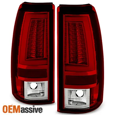 Fits 2003-2006 Chevy Silverado GMC Sierra 1500 2500HD 3500 Red LED Tail Lights • $154.99
