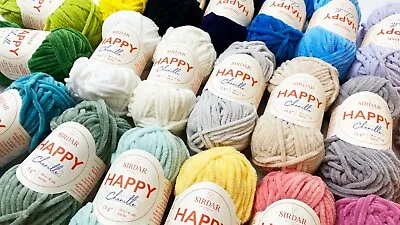 £3.99 • Buy Sirdar Happy Chenille 15G Crochet Knitting Yarn 100% Polyester Pattern Book