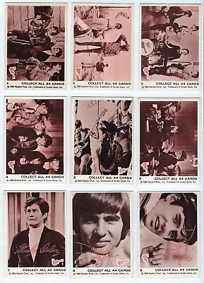 1967 DONRUSS MONKEES SEPIA Complete 44 Card Set Davy Jones Mickey Mike & Peter • $68.88