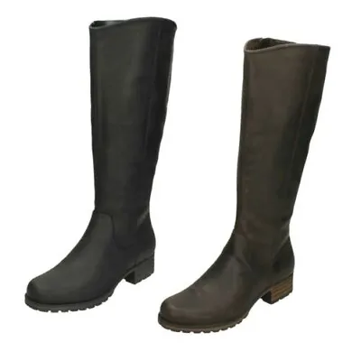 Ladies Clarks Knee High Boots 'Marana Trudy' • $161.16