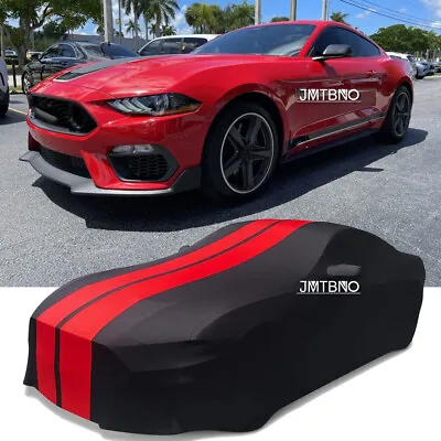 For Ford Mustang Mach 1 Satin Stretch Indoor Full Car Cover Scratch Dustproof • $118.99