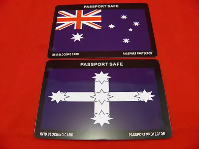 $4 • Buy 2 X RFID PASSPORT BLOCKING CARD  FOR PASSPORT SCAN PROTECTION Stop Card Scanning