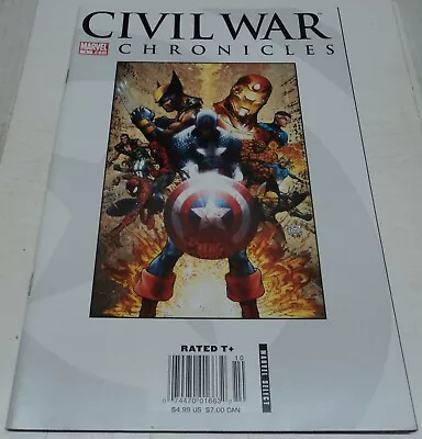 CIVIL WAR CHRONICLES #1 RARE NEWSSTAND EDITION (Marvel Comics 2007) (FN/VF) • $16.99