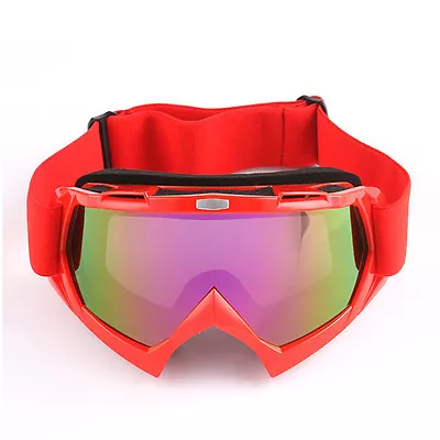 Motocross BMX MX ATV Dirt Bike Goggles Black Blue Green Yellow Orange Pink Red • $13.95