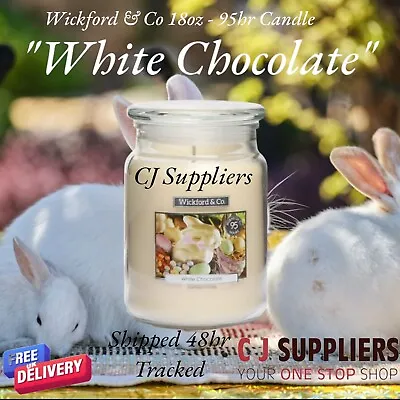 Wickford & Co -White Chocolate Candle- Large Jar • £10.99