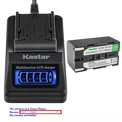 Kastar Battery LCD Quick Charger For Samsung SB-L320 & Samsung SC-L650 SCL650 • $51.99