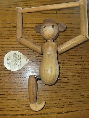 Mid-century Modern Teak Wood Zoo-Line Monkey Articulated Kay Bojensen  • $25