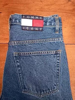 Tommy Hilfiger Men's 34x34 Freedom Jeans  Straight Fit EUC RARE-Made In USA • $59.95