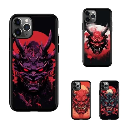 Anti-drop Case Japanese Oni Mask Demon For IPhone 11 12 13 Pro Max Mini • $19.79