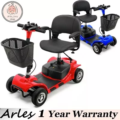 Lightweight 4-Wheel Mobility Scooters 12 Miles 180W 24V 12AH 300lbs Capacity • $759