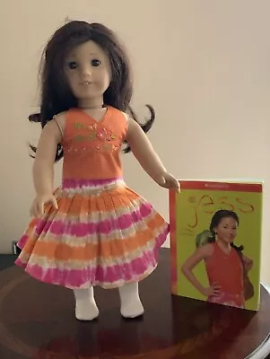 Retired 18” American Girl Doll Jess McConnell With Meet Outfit 2006 And Book • $69.99