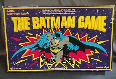 BATMAN Vintage 50th Anniversary Board Game Complete Sealed Contents!  • $29.99