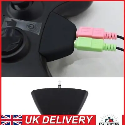 3.5mm Jack Micphone Earphone To 2.5mm Audio Adapter For Xbox 360 (Black) • £4.89