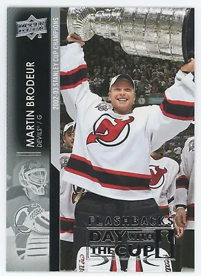 2021-22 UD Series 2 Martin Brodeur Flashback Day With The Cup #DCF-1 • $54.52