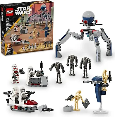 LEGO 75372 Star Wars Clone Trooper & Battle Droid Battle Pack Set ON HAND SYD • $69.95