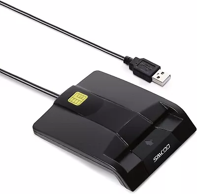 🔥🔥Saicoo DOD USB Common Access CAC Smart Card Reader (Horizontal Version)🔥🔥 • $12.95