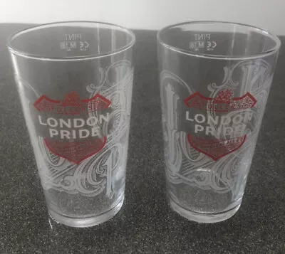London Pride Pint Glasses X 2 - Brand New - Fullers Brewery • £12.99