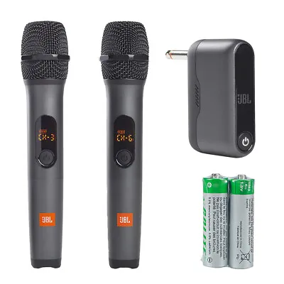 JBL JBLWIRELESSMICAM 2 Wireless Dynamic Microphones With Receiver W/ 2 Batteries • $87.99