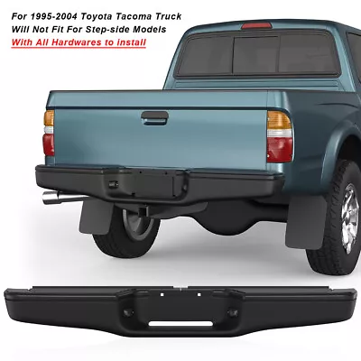 1x Rear Steel Step Bumper Assembly For 1995-2004 Toyota Tacoma Pickup Truck • $122.96