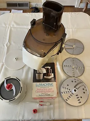 Moulinex La Machine Deluxe Food Processor Model #354 With Accessories-Powerful • $69