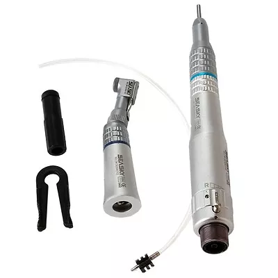 Dental Low Speed Handpiece Kit Contra Angle Straight Air Motor 2 Holes YP2 U##z • $39.99