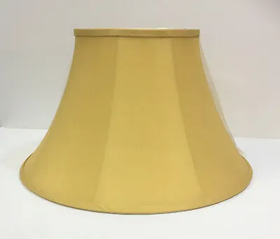£45 • Buy Yellow/Gold Lined Pure Silk Slub Table Lamp Shade 18  Empire Style