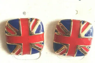 UK/England Union Jack Fashion Earring • £5.50